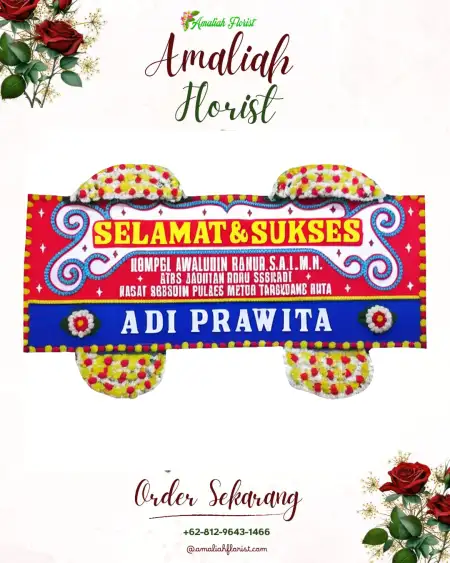 Papan Bunga Ucapan Selamat Kreman