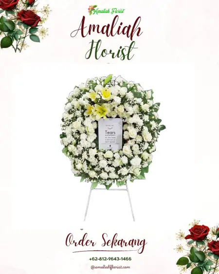 Krans Bunga Duka Kreman